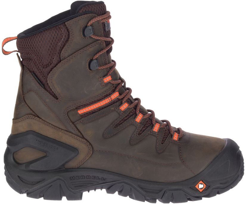 Buty Merrell Strongfield Leather 8" Thermo Wasserdicht Comp Toe Wide Width - Buty Robocze Męskie Mer